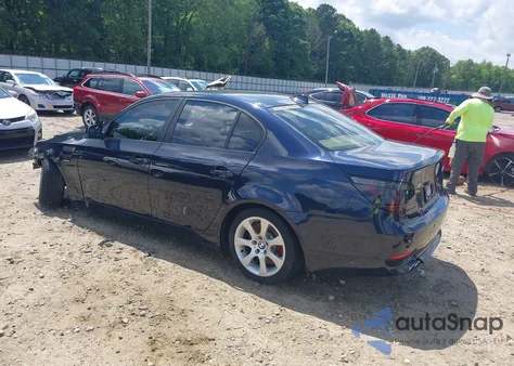 2007 BMW 550I из США, поврежденный, VIN WBANB53527CP07563